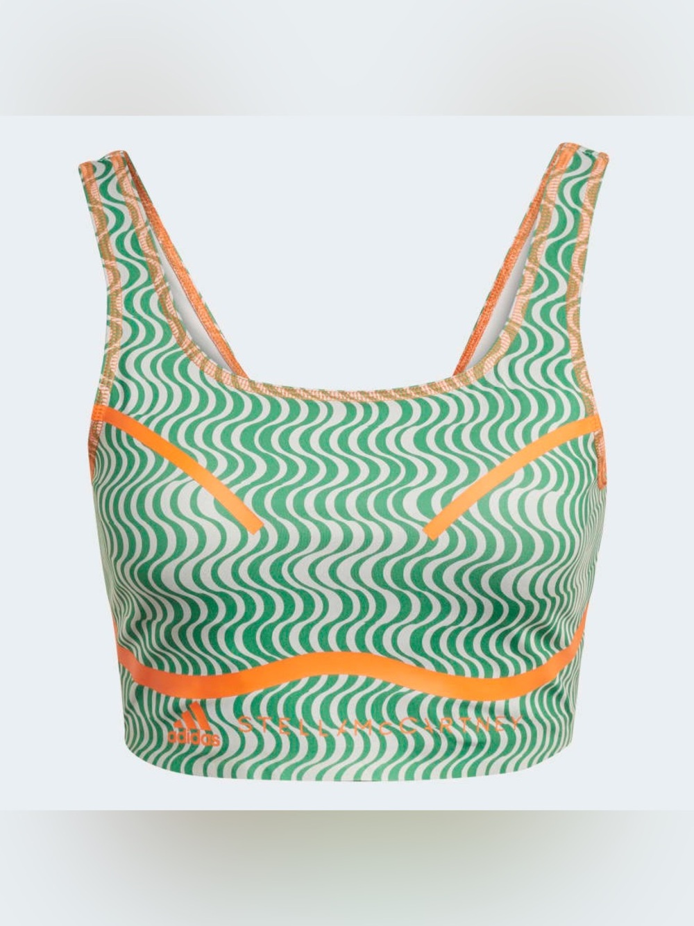 ADIDAS BY STELLA MCCARTNEY TRUEPURPOSE PRINTED CROP TOP